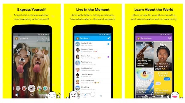 Snapchat for faceapp