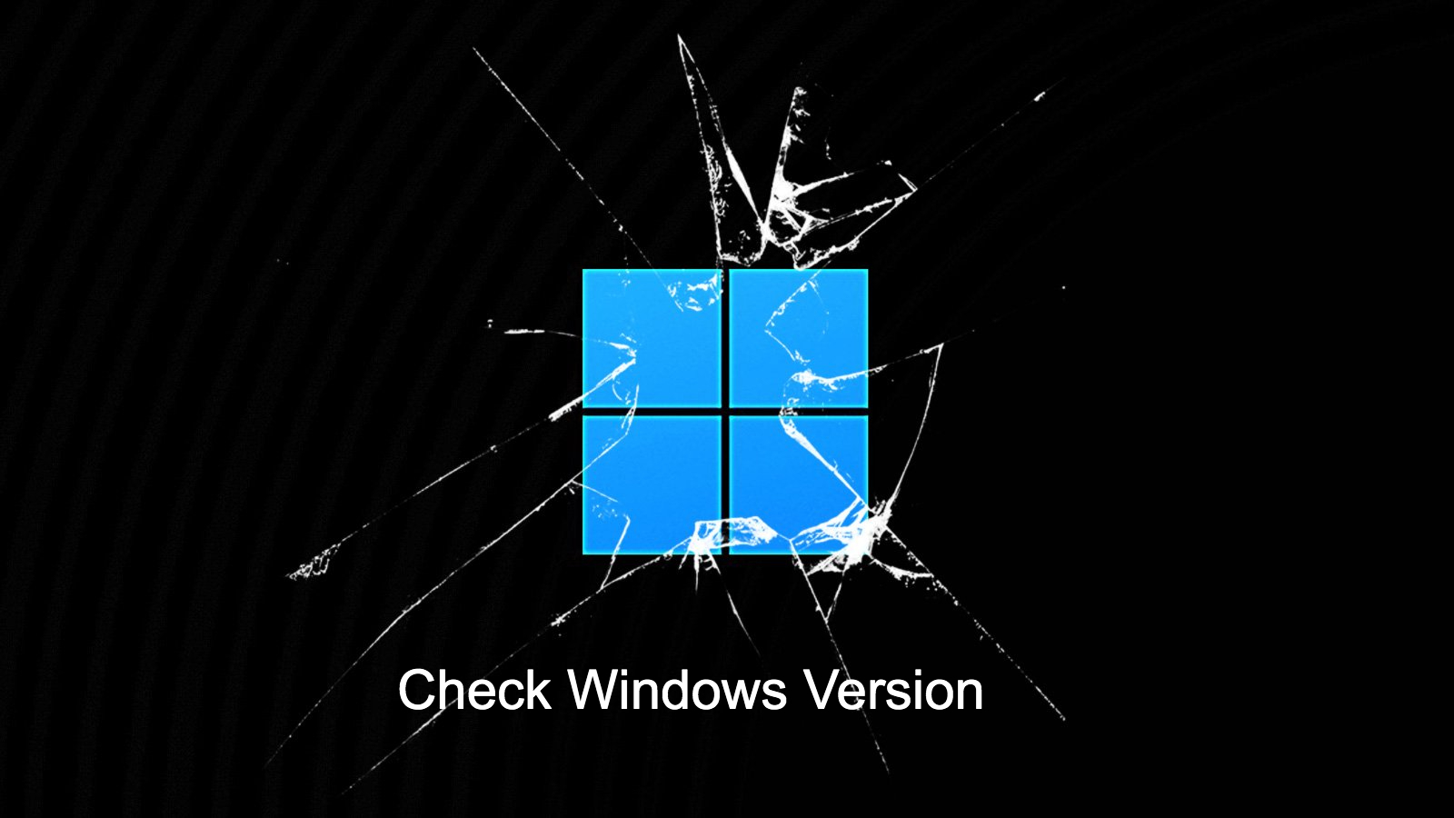 how to check windows version